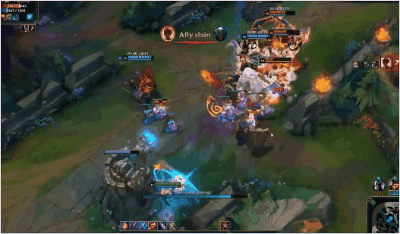 ez前期对线的消耗能力,补刀能力都还是不错的,如果打野队友来帮忙我们